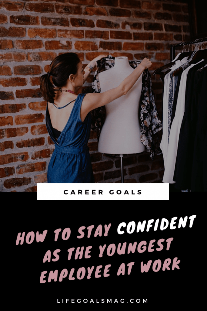 how to be confident as the youngest woman at your office. rise to the top with these career tips for young professionals starting a new career after college.