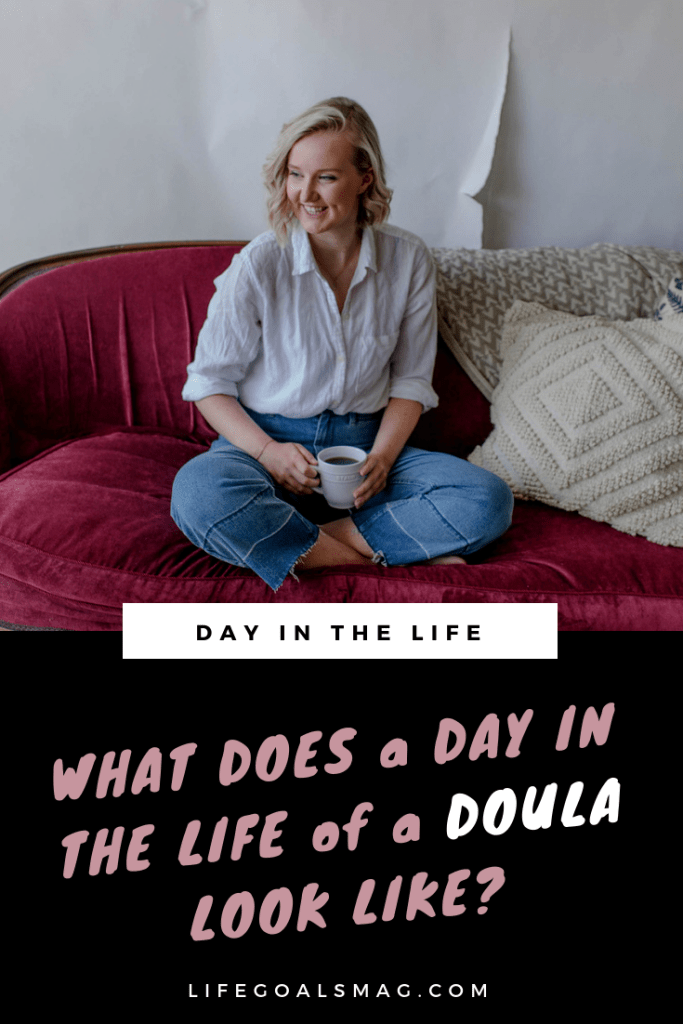 a day in the life of a doula – what's the career like helping moms with birth and supporting their transition to motherhood. find out more and get inspired by Rhiannon's exciting career path.