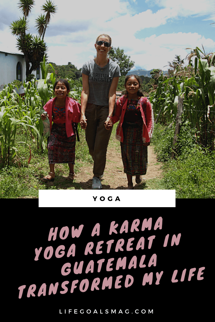 how a karma yoga retreat transformed my life. spiritual transformation through volunteering abroad.