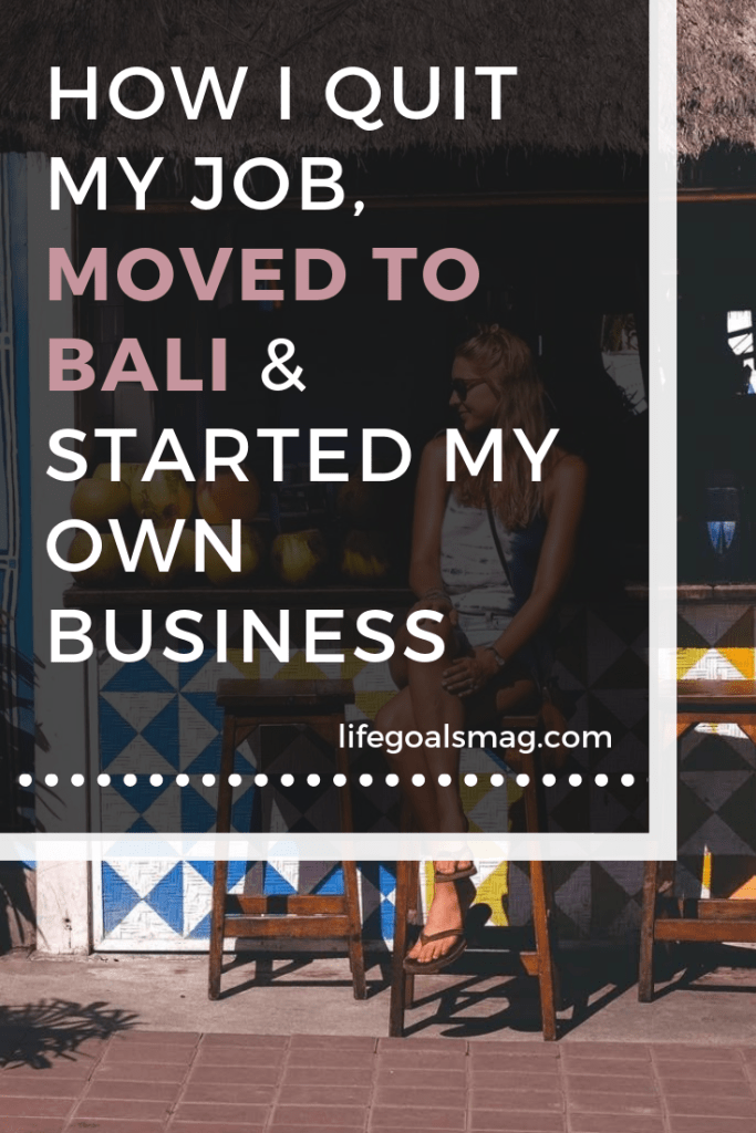 What it's like to quit your job, move to Bali and start your own business abroad. #entrepreneur #wanderlust