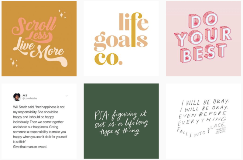 Life Goals Mag Instagram Feed - Personal Growth, Wellness and Career Tips